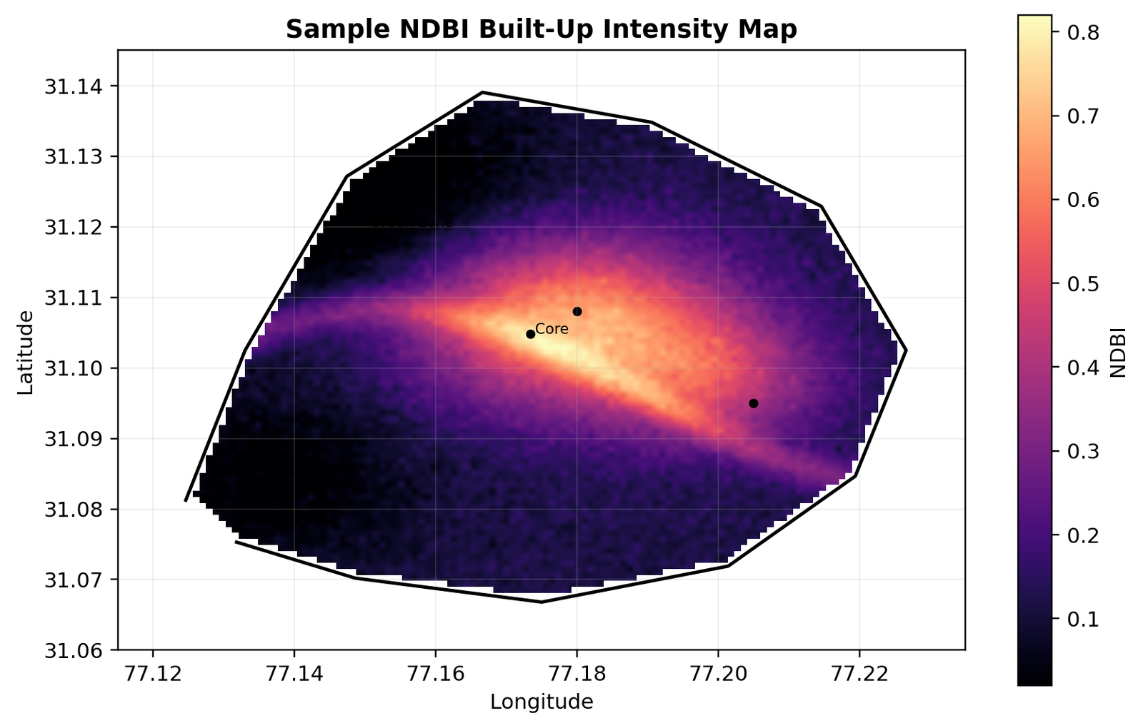 NDBI map